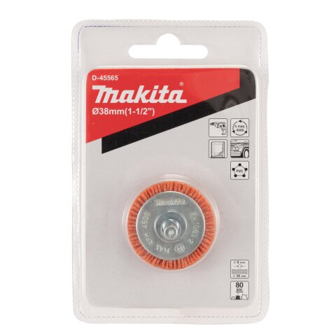 Makita D-45565 Rundbürste Ø38mm Nylon grob EN