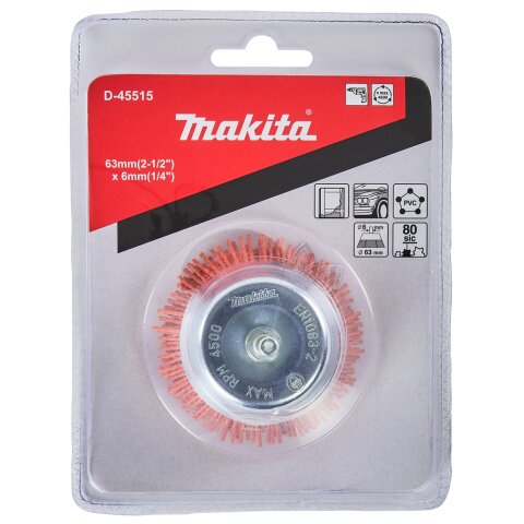 Makita D-45515 Topfbürste Ø63mm Nylon grob EN