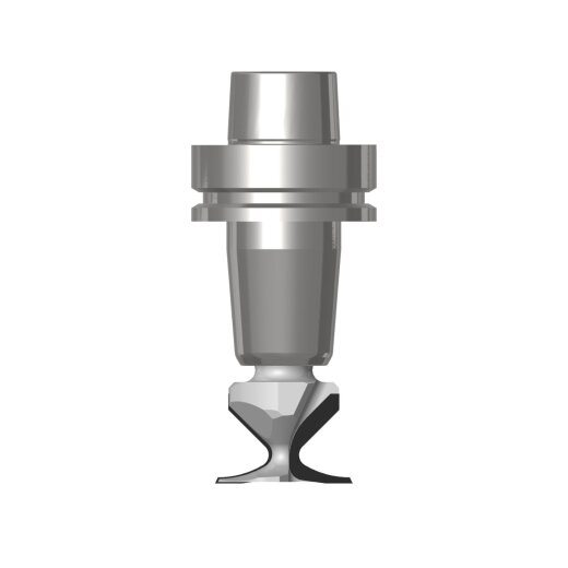JSO Diamant (PKD) Profil-Foldingfräer Z2 46,8x25/115mm rechts HSK-F 63