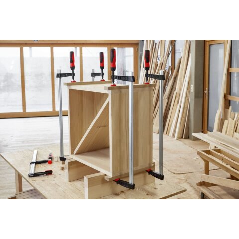 Bessey 400x175mm "TG40-2K" Temperguss-Schraubzwinge TG mit 2-Komponenten-Kunststoffgriff EN