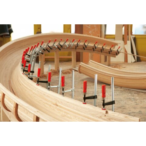 Bessey 300x60mm "TG30B6" Temperguss-Schraubzwinge TG mit bewährtem Holzgriff EN