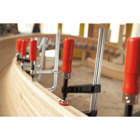 Bessey 400x175mm "TG40" Temperguss-Schraubzwinge TG mit bewährtem Holzgriff EN