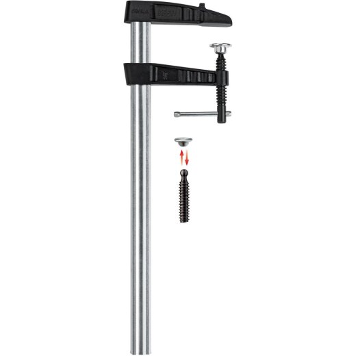 Bessey 1.000x120mm "TGK100K" Temperguss-Schraubknecht TGK mit Knebelgriff