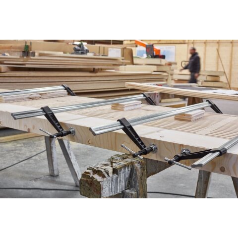 Bessey 2.500x120mm "TGK250K" Temperguss-Schraubknecht TGK mit Knebelgriff