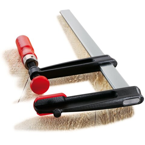 Bessey 300x120mm "TGRC30S12" Temperguss-Schraubzwinge TGRC mit bewährtem Holzgriff EN