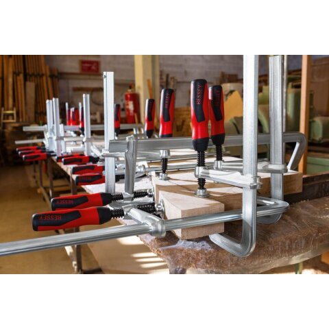 Bessey 100x60mm "GZ10-2K" Ganzstahl-Schraubzwinge GZ mit 2-Komponenten-Kunststoffgriff EN