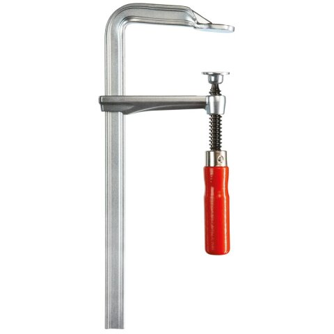 Bessey 250x120mm "GZ25" Ganzstahl-Schraubzwinge GZ mit bewährtem Holzgriff EN