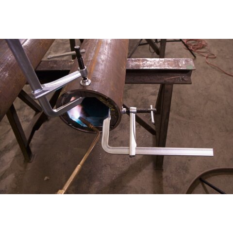 Bessey 400x120mm "GZ40K" Ganzstahl-Schraubzwinge GZ mit Knebelgriff EN