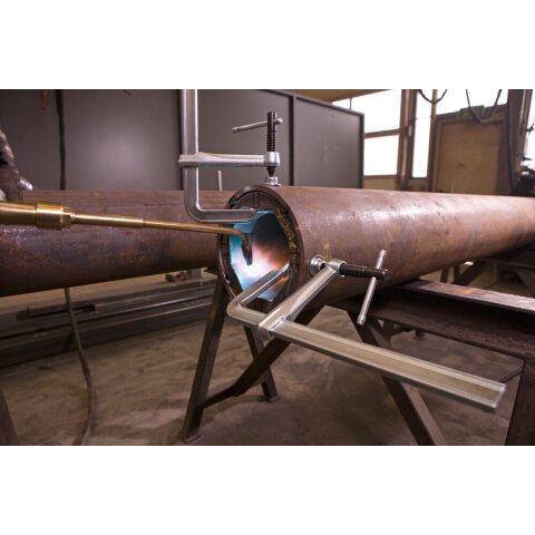 Bessey 400x120mm "GZ40K" Ganzstahl-Schraubzwinge GZ mit Knebelgriff EN