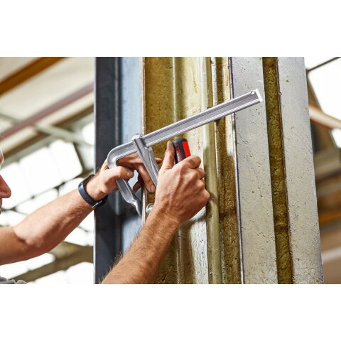 Bessey 400x120mm "GZ40-12KG" Ganzstahl-Schraubzwinge GZ mit Klappgriff EN