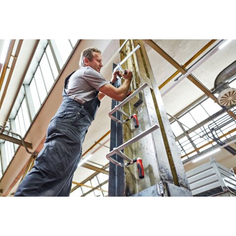 Bessey 600x120mm "GZ60-12KG" Ganzstahl-Schraubzwinge GZ mit Klappgriff EN