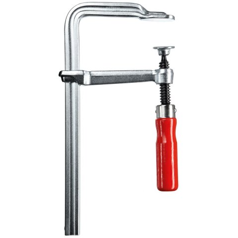Bessey 250x120mm "GS25" Ganzstahl-Schraubzwinge classiX GS mit bewährtem Holzgriff EN
