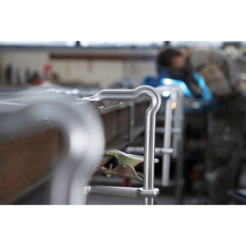 Bessey 160x80mm "GM16Z-2K" OMEGA-Schraubzwinge GMZ mit 2-Komponenten-Kunststoffgriff