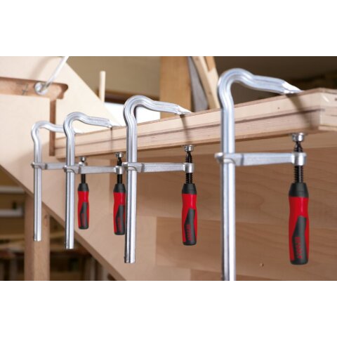 Bessey 500x120mm "GM50Z-2K" OMEGA-Schraubzwinge GMZ mit 2-Komponenten-Kunststoffgriff