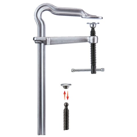 Bessey 500x120mm &quot;GM50ZK&quot; OMEGA-Schraubzwinge...