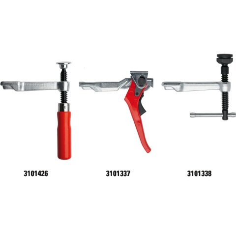 Bessey Gleitbügel komplett für Baugröße SLV (Holzgriff), Ausladung 120