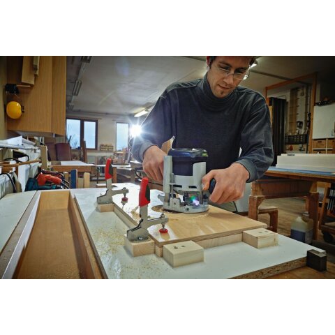 Bessey "STC-VH20" Senkrechtspanner mit offenem Arm und waagrechter Grundplatte STC-VH EN