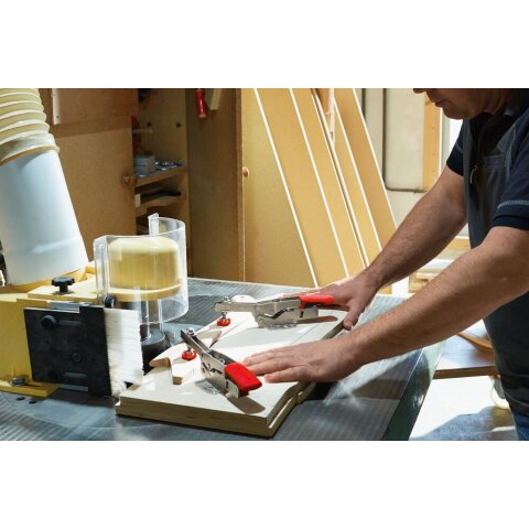 Bessey "STC-HH50" Waagrechtspanner mit offenem Arm und waagrechter Grundplatte STC-HH