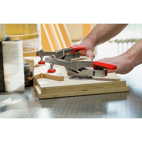 Bessey "STC-HH70SB" Waagrechtspanner mit offenem Arm und waagrechter Grundplatte STC-HH