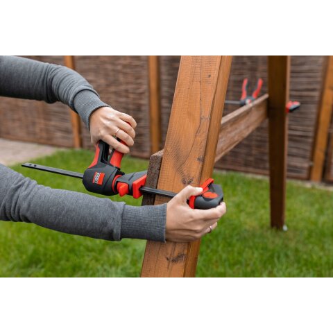 Bessey 300x60mm "EZ360M-30" Einhandzwinge mit drehbarem Griff EZ360
