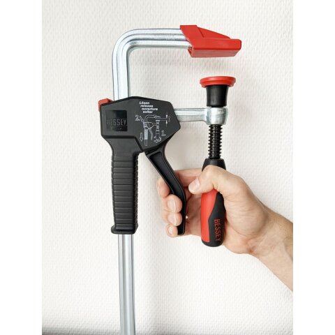Bessey 600x100mm "EHZ60-2K" Einhandzwinge EHZ mit 2-Komponenten-Griff EN