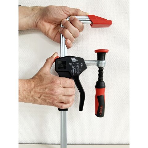 Bessey 600x100mm "EHZ60-2K" Einhandzwinge EHZ mit 2-Komponenten-Griff EN
