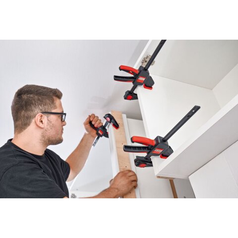 Bessey 150x60mm "EZR15SET" Einhand-Tischzwinge für Führungsschienen EZR