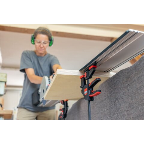 Bessey 150x60mm "EZR15SET" Einhand-Tischzwinge für Führungsschienen EZR