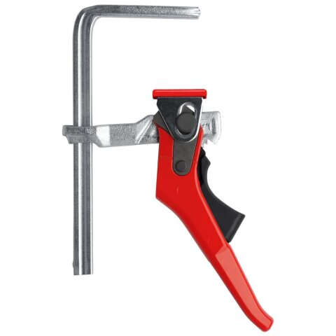 Bessey 160x60mm "GTR16S6H" Ganzstahl-Tischzwinge für Führungsschienen GTRH mit Hebelgriff