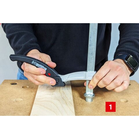 Bessey 150x80mm "TW20-15-8KLI-SET" Spannelement für Multifunktionstische TW-KLI EN