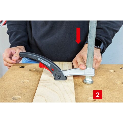 Bessey 150x80mm "TW20-15-8KLI-SET" Spannelement für Multifunktionstische TW-KLI EN