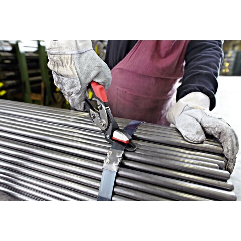 Bessey "D123S-SB" Sicherheitsbandeisenschere mit Hebelübersetzung