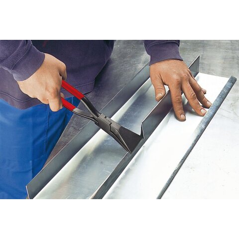 Bessey "D35-60-P" Falzzange, PVC-beschichtete Griffe