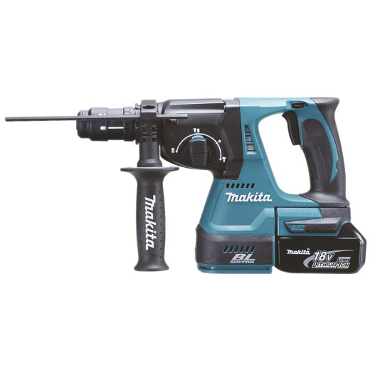 Makita DHR243RT3J Akku-Kombihammer 13mm Bohrfutter 18V / 5,0 Ah, 3 Akkus + Ladegerät im MAKPAC