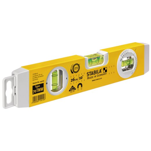 Stabila Wasserwaage Type 70 TMW, 26 cm EN