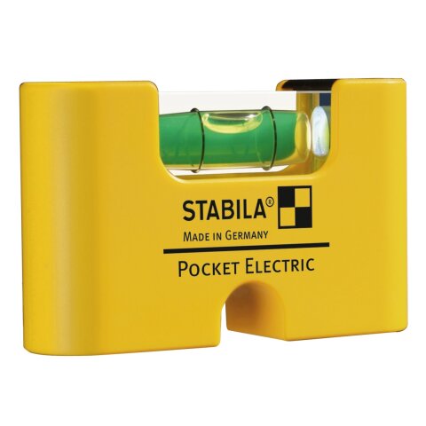 Stabila Wasserwaage Pocket Electric, 7 cm EN