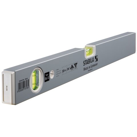 Stabila Wasserwaage Type 80 U, 50 cm EN
