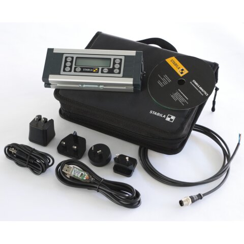 Stabila Elektronik-Neigungsmesser TECH 1000 DP, 6-teiliges Set