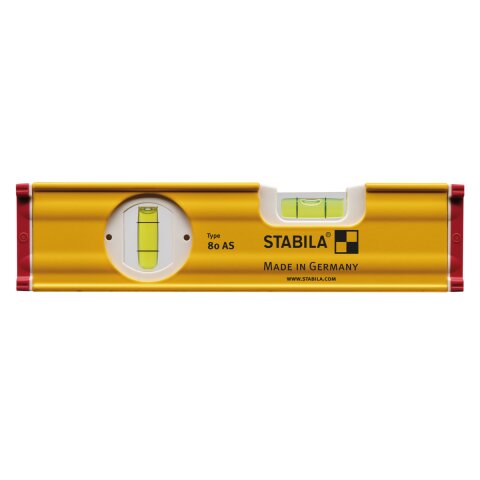 Stabila Wasserwaage Type 80 AS, 20 cm EN