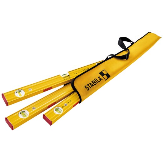 Stabila Wasserwaagen PRO SET 80 ASM, 120 cm / 60 cm / 30 cm / Tasche