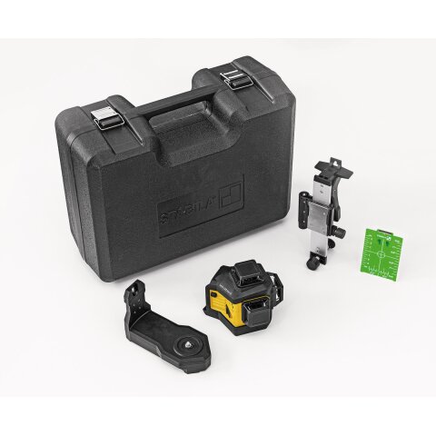 Stabila Multilinien-Laser LAX 600 G, 12-V-System, 5-teiliges Set, ohne Akku und Ladegerät