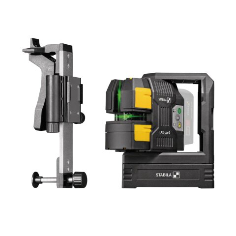 Stabila Kreuzlinien-Lot-Laser LAX 500 G, 12-V-System, 5-teiliges Set, ohne Akku und Ladegerät