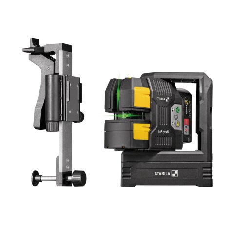 Stabila Kreuzlinien-Lot-Laser LAX 500 G, 12-V-System, 7-teiliges Set, mit Akku und Ladegerät (EU)