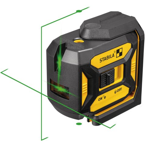 Stabila Kreuzlinien-Lot-Laser LAX 320 G, 5-teiliges Set