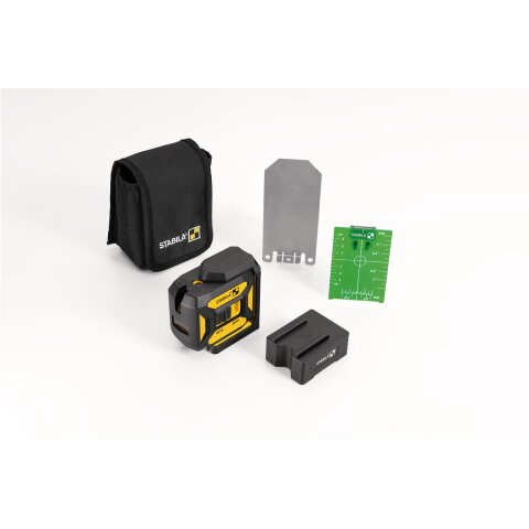 Stabila Kreuzlinien-Lot-Laser LAX 320 G, 5-teiliges Set