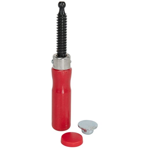 Bessey Spindel kpl. m. Holzgriff, wechs. Druckplatte, Schutzk. (TG/GZ/GMZ Auslad. 120 mm)