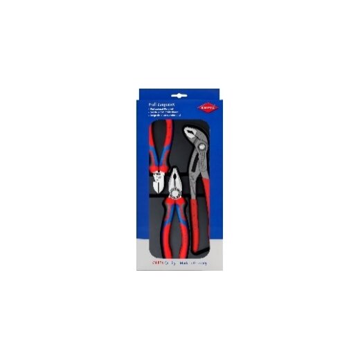 Knipex Bestseller-Paket 1 x 03 02 180, 1 x 70 02 160, 1 x 87 01 250