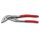 Knipex Cobra® ES Wasserpumpenzange extra-schlank mit rutschhemmendem Kunststoff überzogen grau atramentiert poliert 180 mm