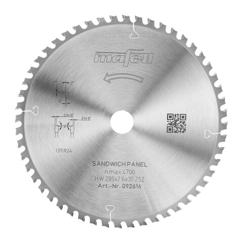 Mafell 280mm Kreissägeblatt "KSB-SP 280...