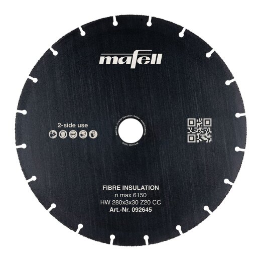 Mafell 280mm Kreissägeblatt "KSB-FI 280 HW" 280x3/2,10x30mm Z20 CC